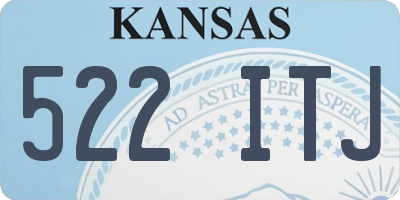 KS license plate 522ITJ