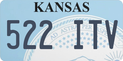 KS license plate 522ITV