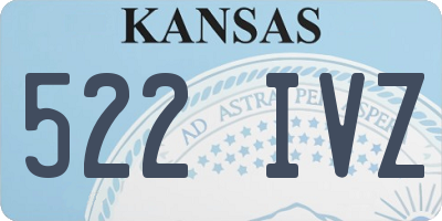 KS license plate 522IVZ