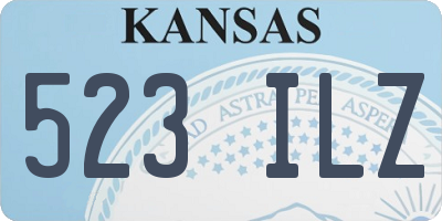 KS license plate 523ILZ