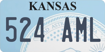 KS license plate 524AML
