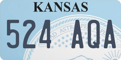 KS license plate 524AQA