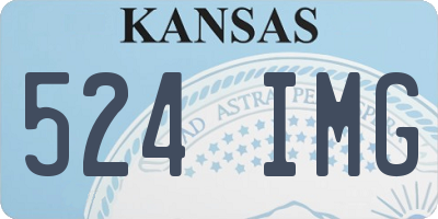 KS license plate 524IMG
