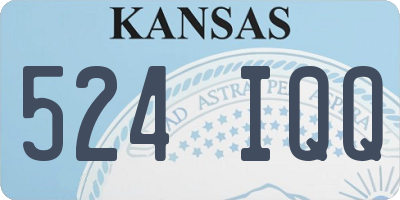 KS license plate 524IQQ