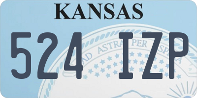 KS license plate 524IZP
