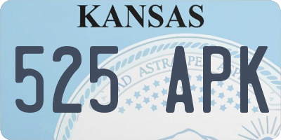 KS license plate 525APK