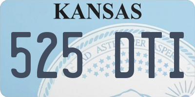 KS license plate 525DTI
