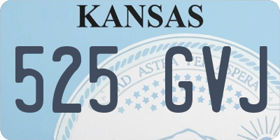 KS license plate 525GVJ