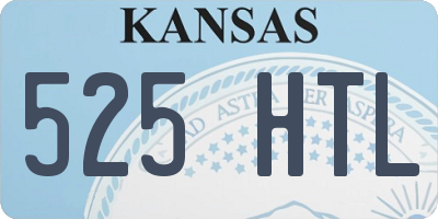 KS license plate 525HTL