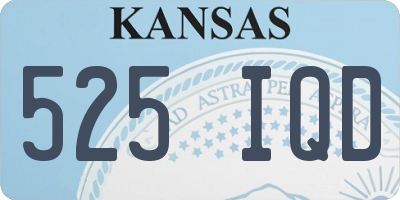 KS license plate 525IQD