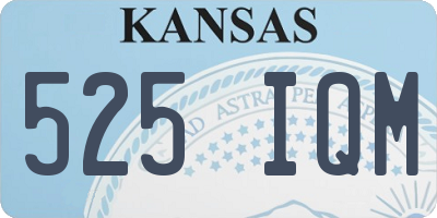 KS license plate 525IQM