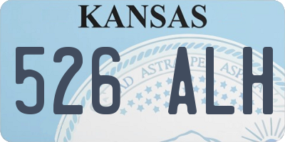 KS license plate 526ALH