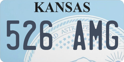 KS license plate 526AMG