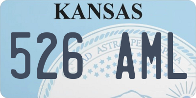 KS license plate 526AML