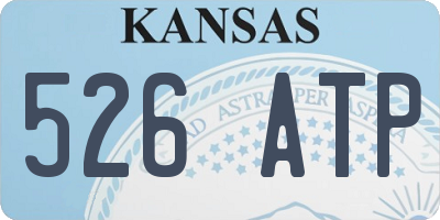 KS license plate 526ATP