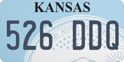 KS license plate 526DDQ
