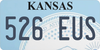KS license plate 526EUS