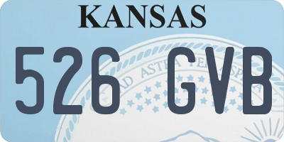 KS license plate 526GVB