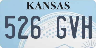 KS license plate 526GVH