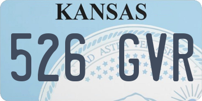 KS license plate 526GVR