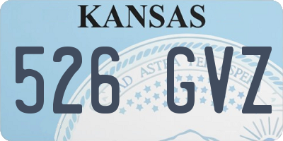 KS license plate 526GVZ