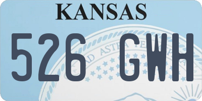 KS license plate 526GWH