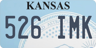 KS license plate 526IMK