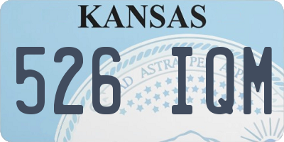 KS license plate 526IQM