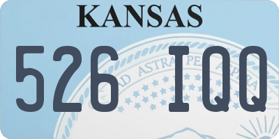 KS license plate 526IQQ