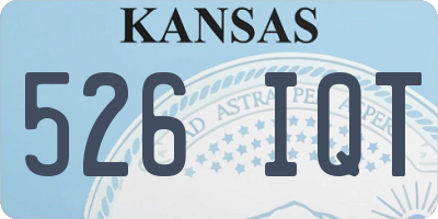 KS license plate 526IQT