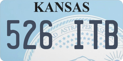 KS license plate 526ITB