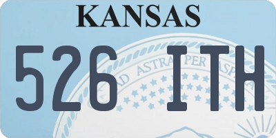 KS license plate 526ITH