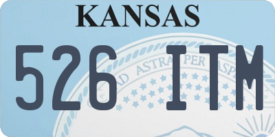 KS license plate 526ITM