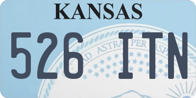 KS license plate 526ITN