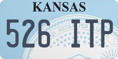 KS license plate 526ITP