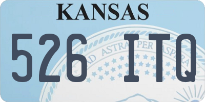KS license plate 526ITQ