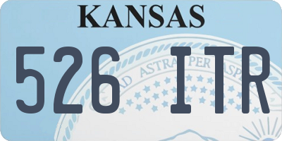 KS license plate 526ITR