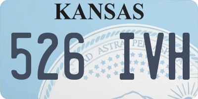 KS license plate 526IVH