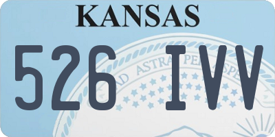 KS license plate 526IVV