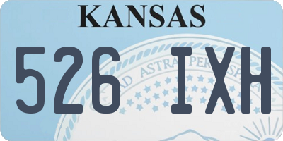 KS license plate 526IXH