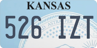 KS license plate 526IZT