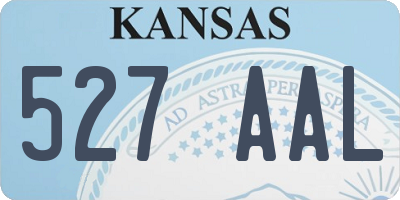 KS license plate 527AAL