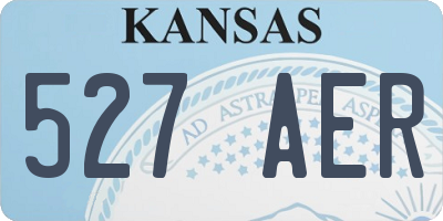 KS license plate 527AER