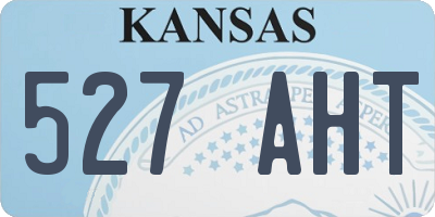 KS license plate 527AHT