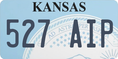 KS license plate 527AIP