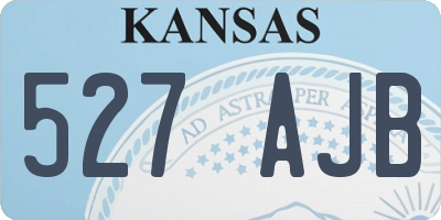 KS license plate 527AJB
