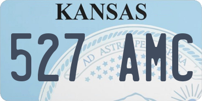 KS license plate 527AMC