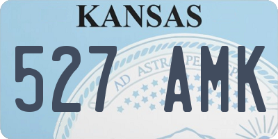 KS license plate 527AMK
