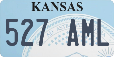 KS license plate 527AML