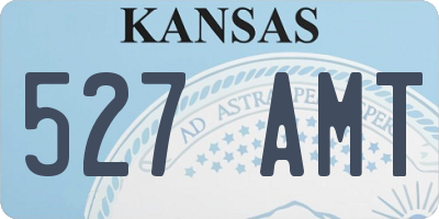 KS license plate 527AMT